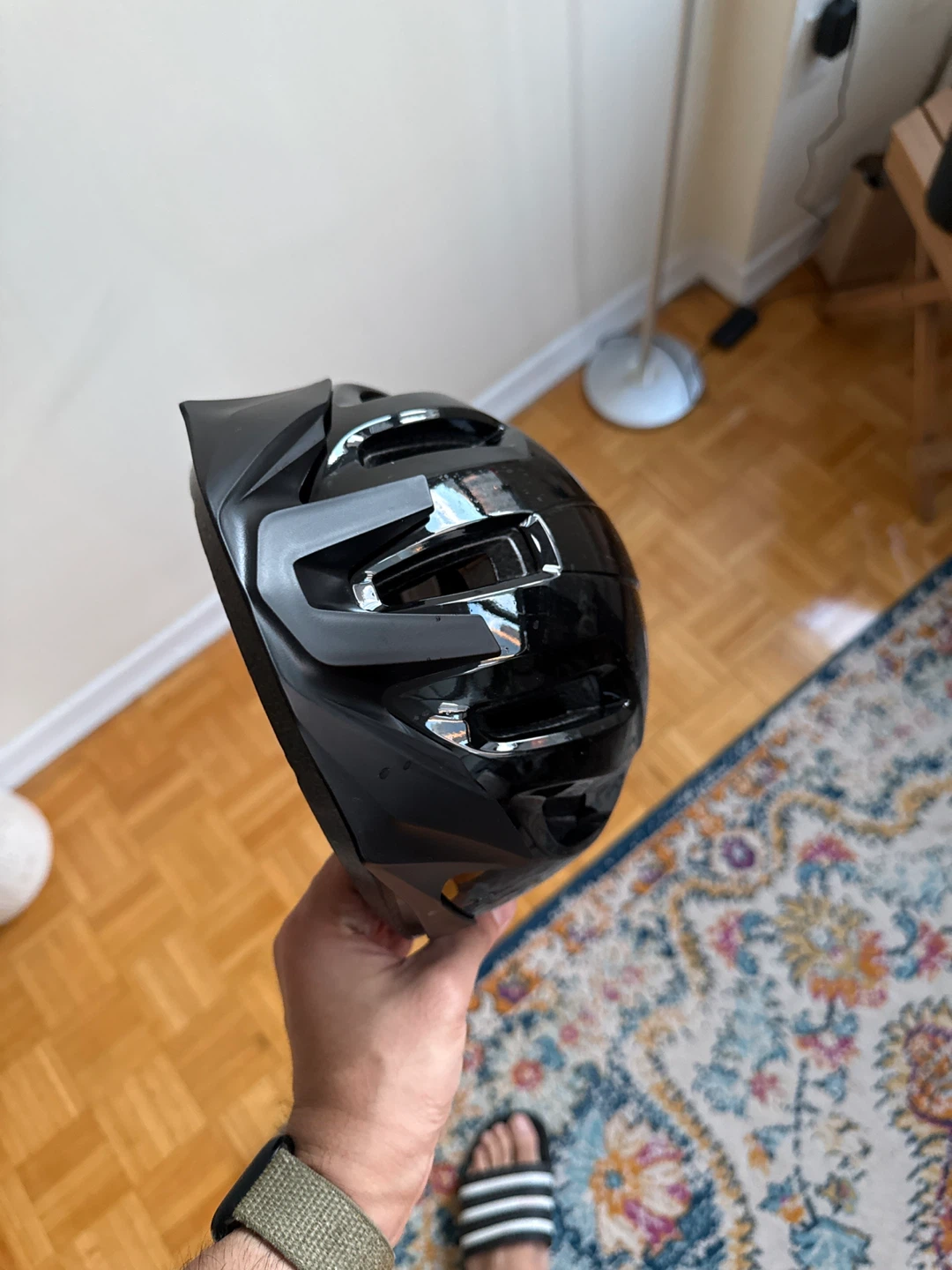 Rockrider Cycling Helmet - Black - photo 2