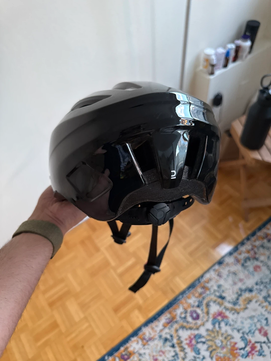 Rockrider Cycling Helmet - Black - photo 3
