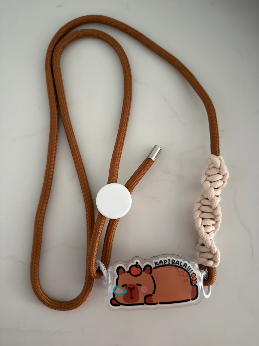 Kapibala Capybara Lanyard phone and ID Holder