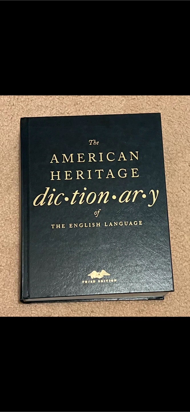 The American Heritage Dictionary Third Edition