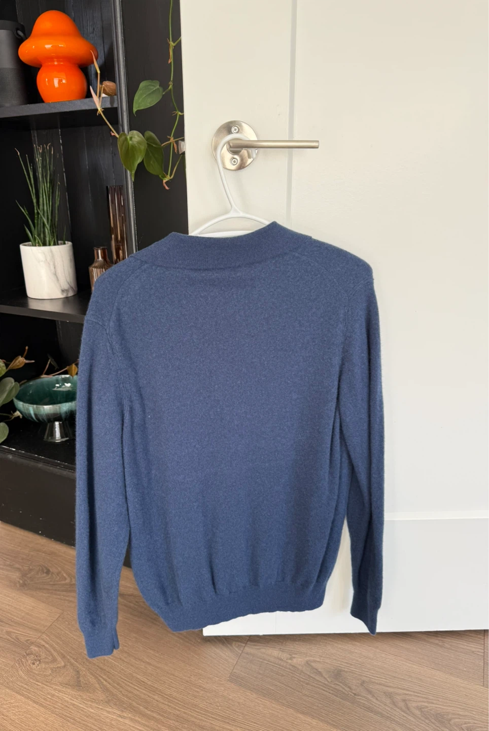 Zara Blue Collared Knit Sweater - photo 2