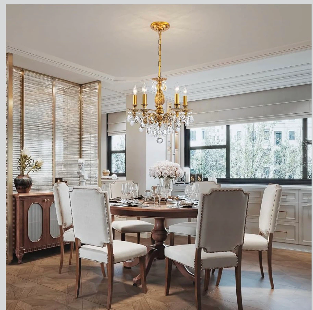 French K9 Crystal Maria Theresa Chandeliers - photo 3