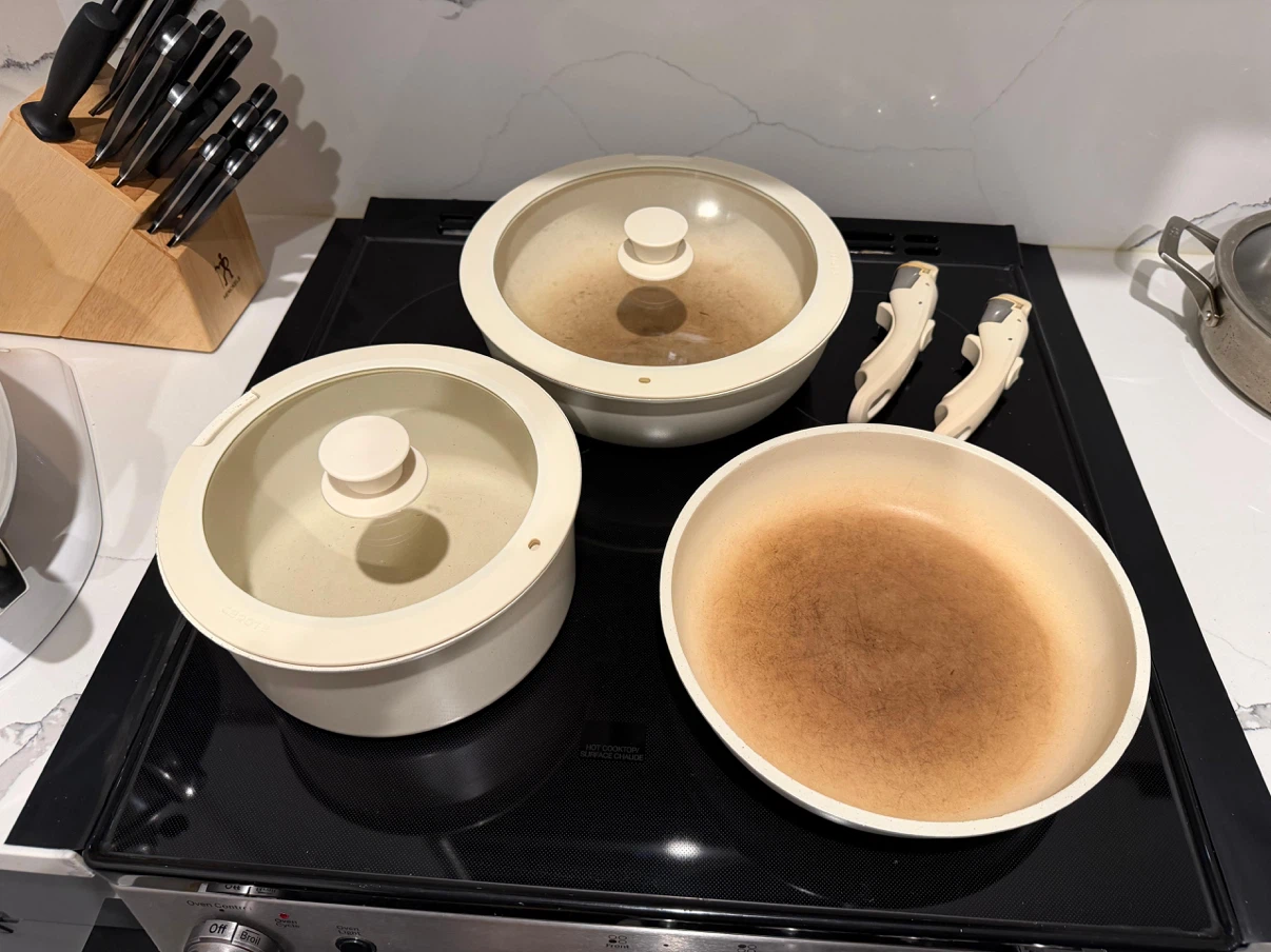 Cariote Cookware Set with Stainless Steel Pan - photo 2