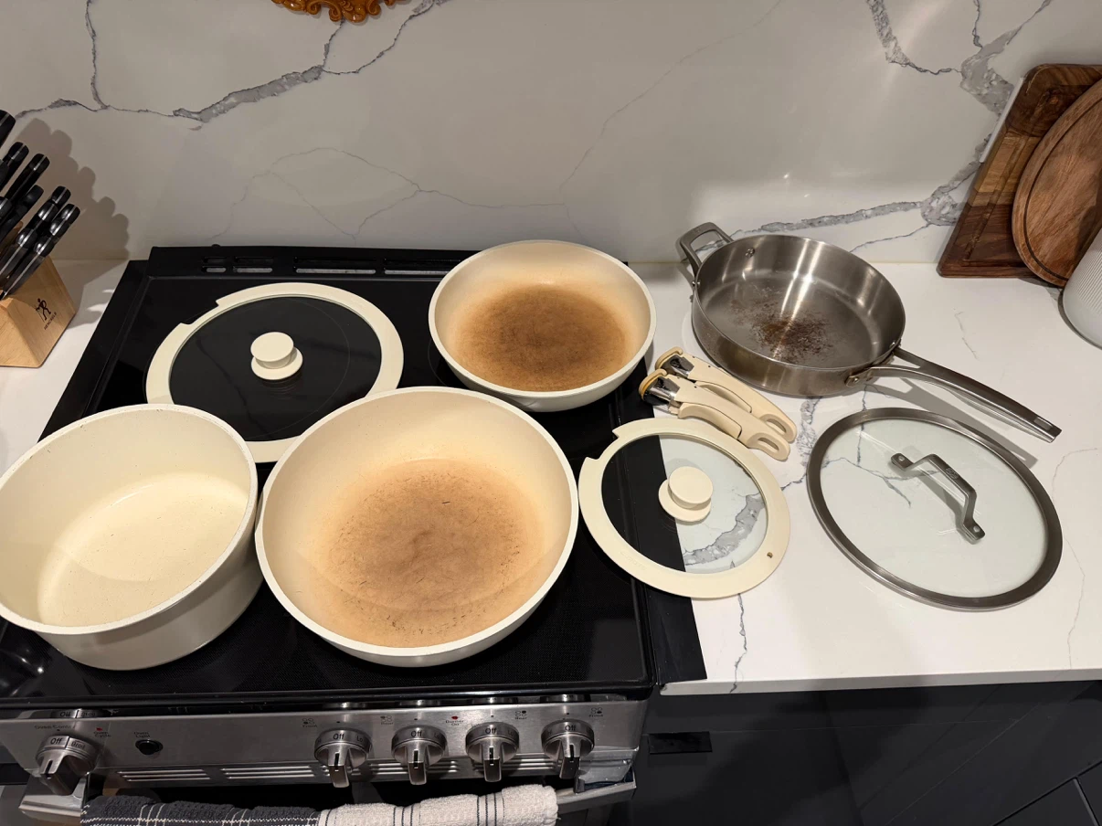 Cariote Cookware Set with Stainless Steel Pan - photo 5