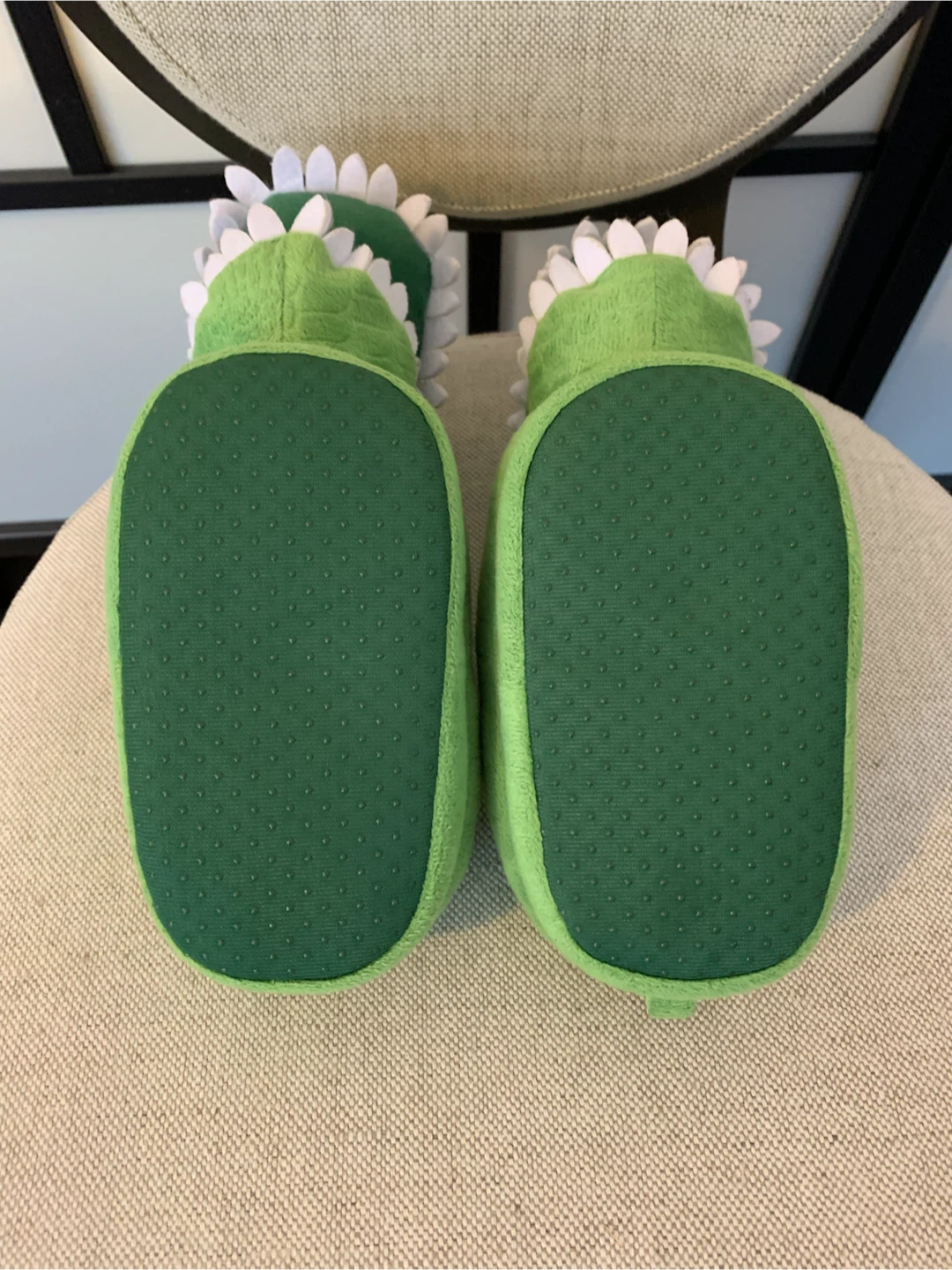 Cute Disney Pixar Toy Story Rex Plush Slippers - photo 4