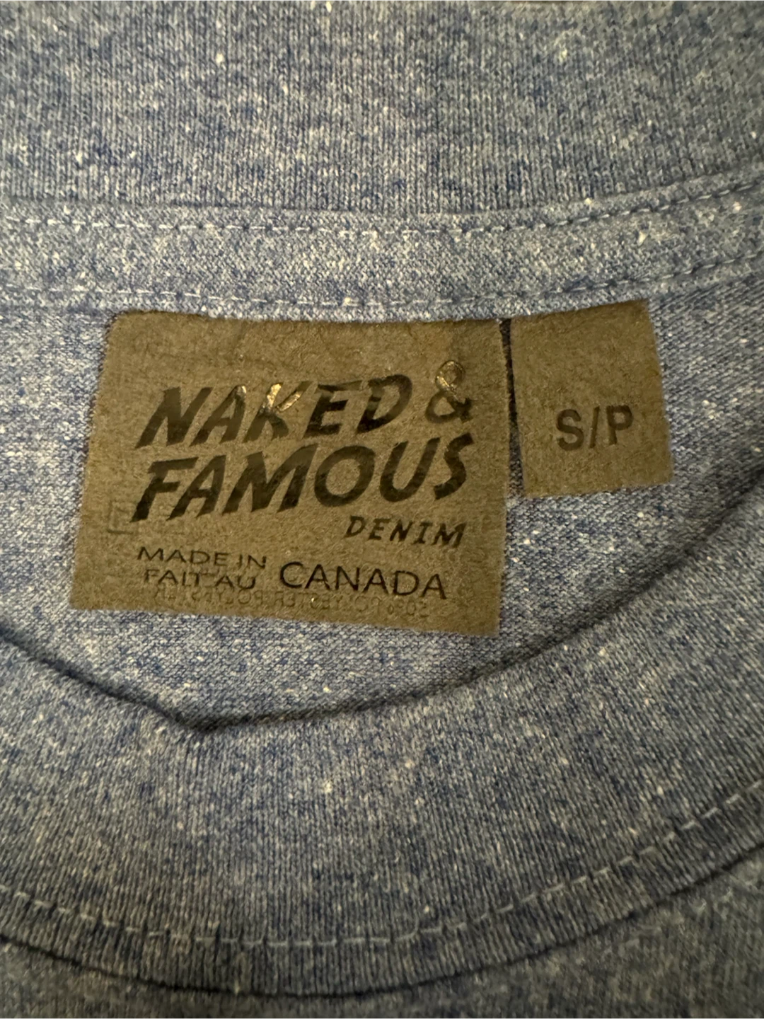 *New* Naked & Famous Circular Knit T-Shirt. Sz S. - photo 3