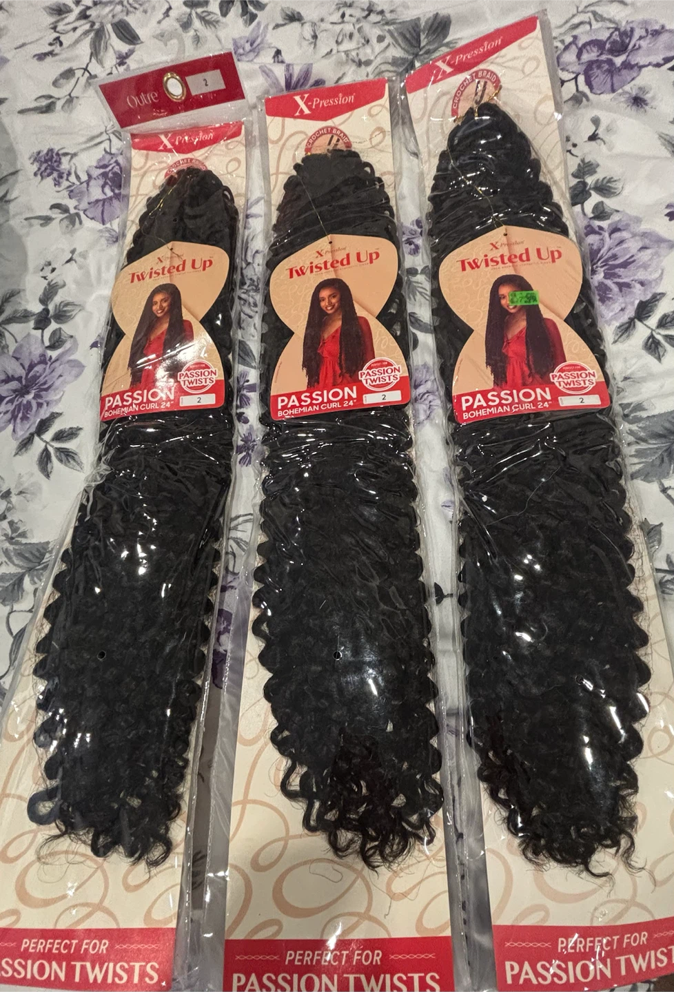 3 packs Outre X-Pression Twisted Up Passion Bohemian Curl - photo 5