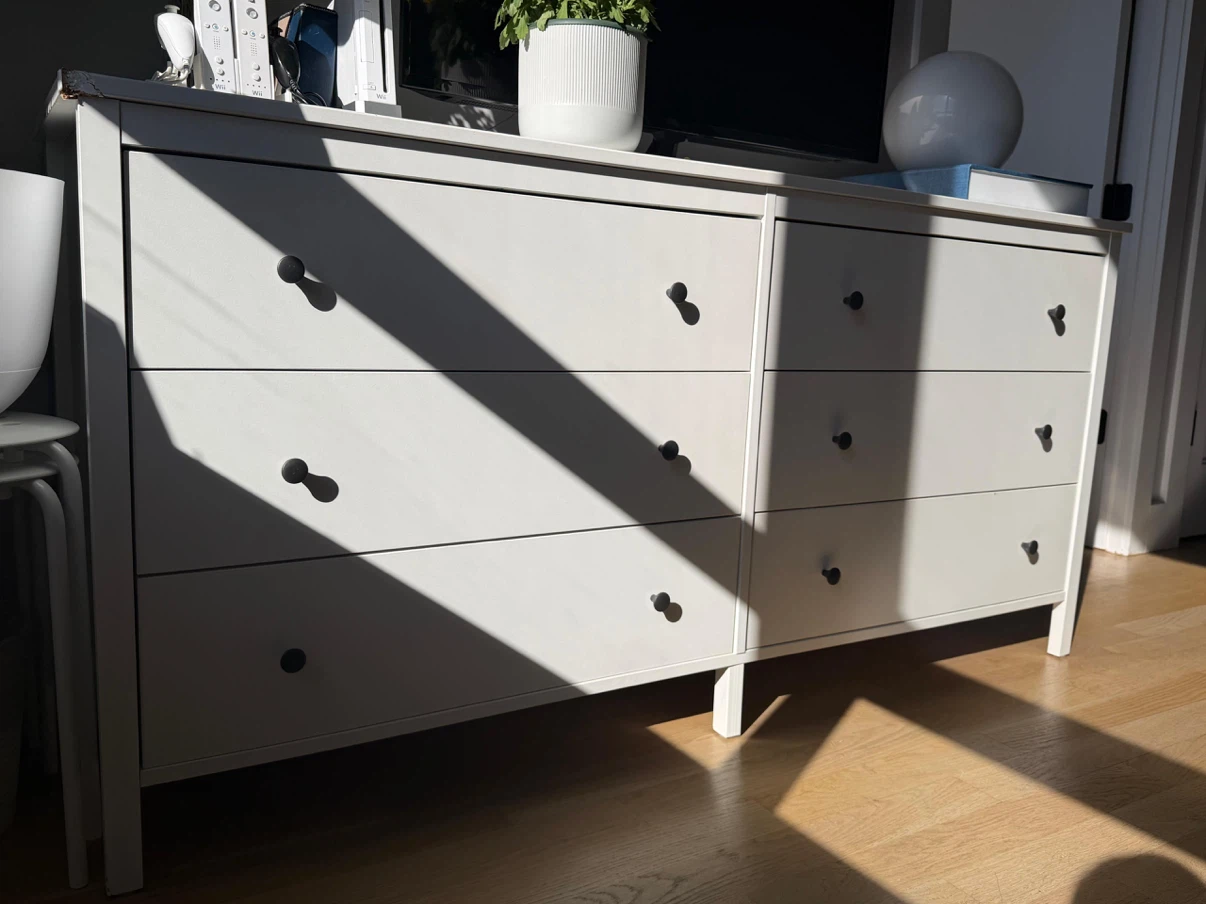 IKEA White 6-Drawer Dresser - photo 2