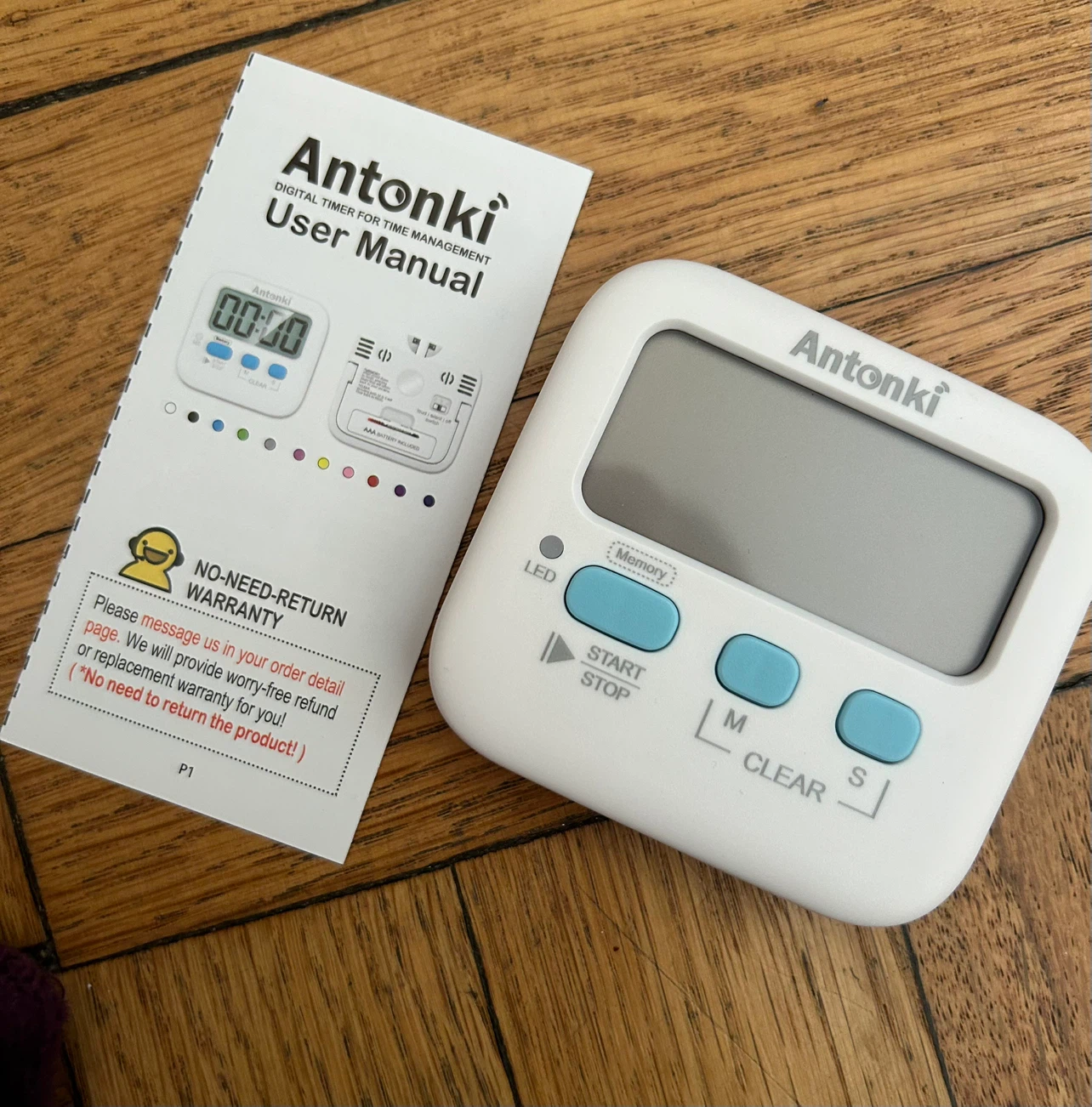 Antonki Upgraded Digital Timer 1-Pack