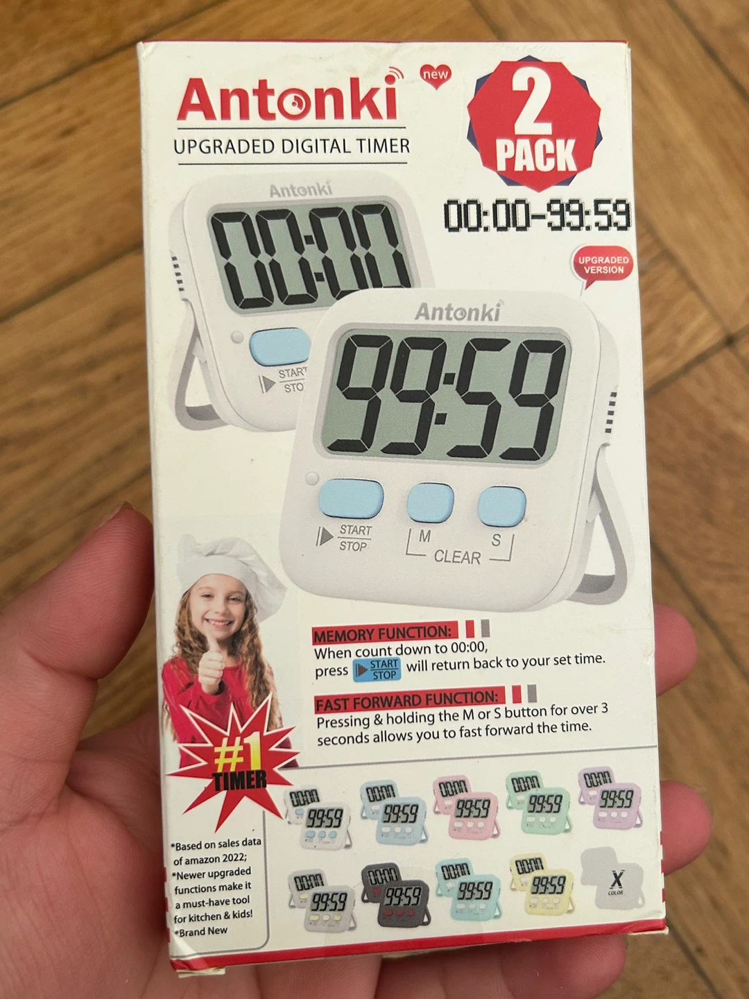 Antonki Upgraded Digital Timer 1-Pack - photo 3
