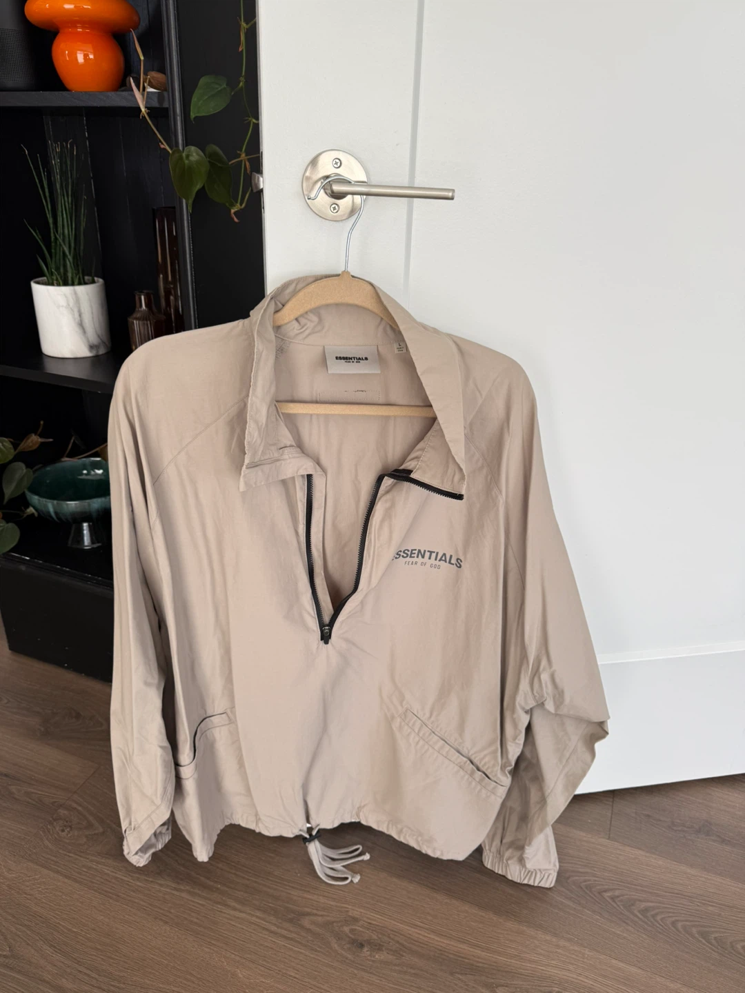 Essentials Fear of God Jacket - Beige, Size Large