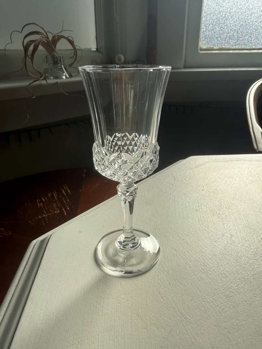 Vintage “thistle” port glass