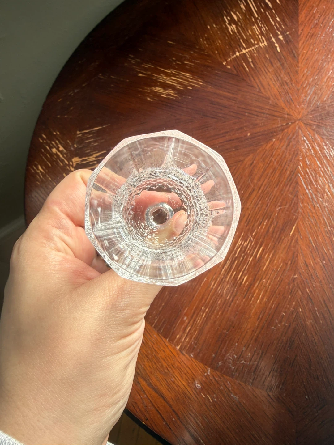 Vintage “thistle” port glass - photo 3
