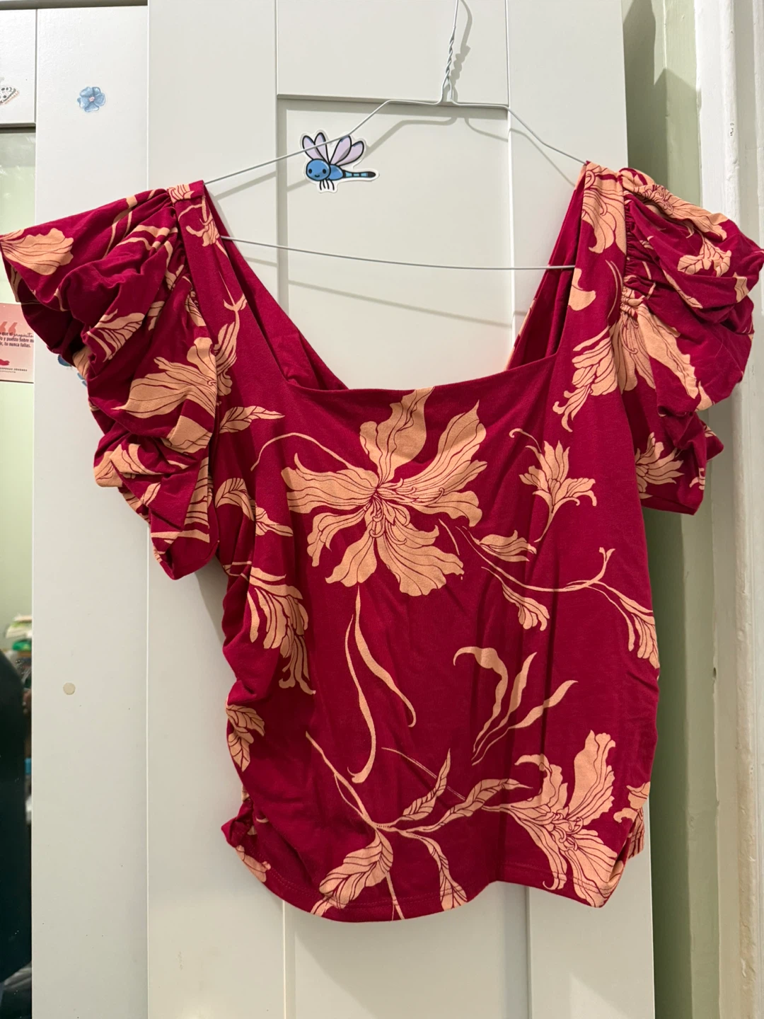 Floral Tie-Back Top