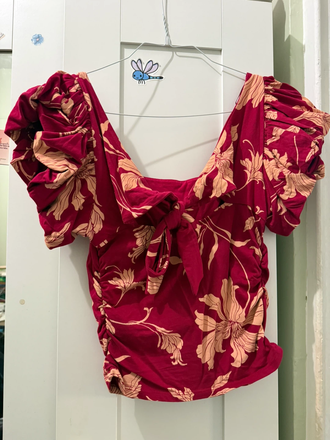 Floral Tie-Back Top - photo 2