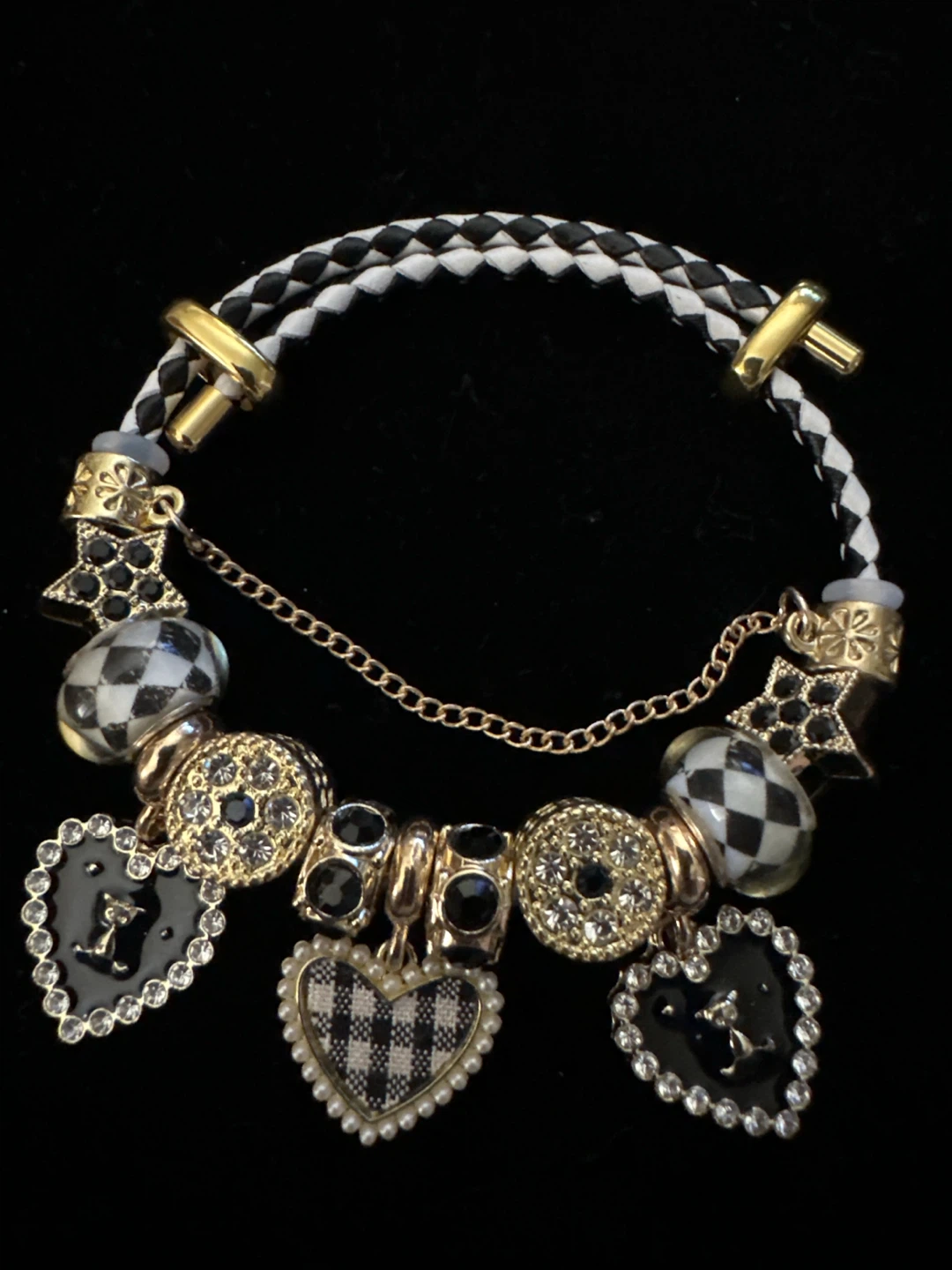Black and White Charm Bracelet - photo 2