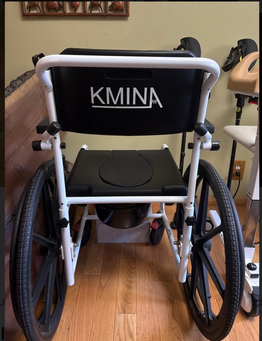 KMINA PRO Shower Commode Wheelchair