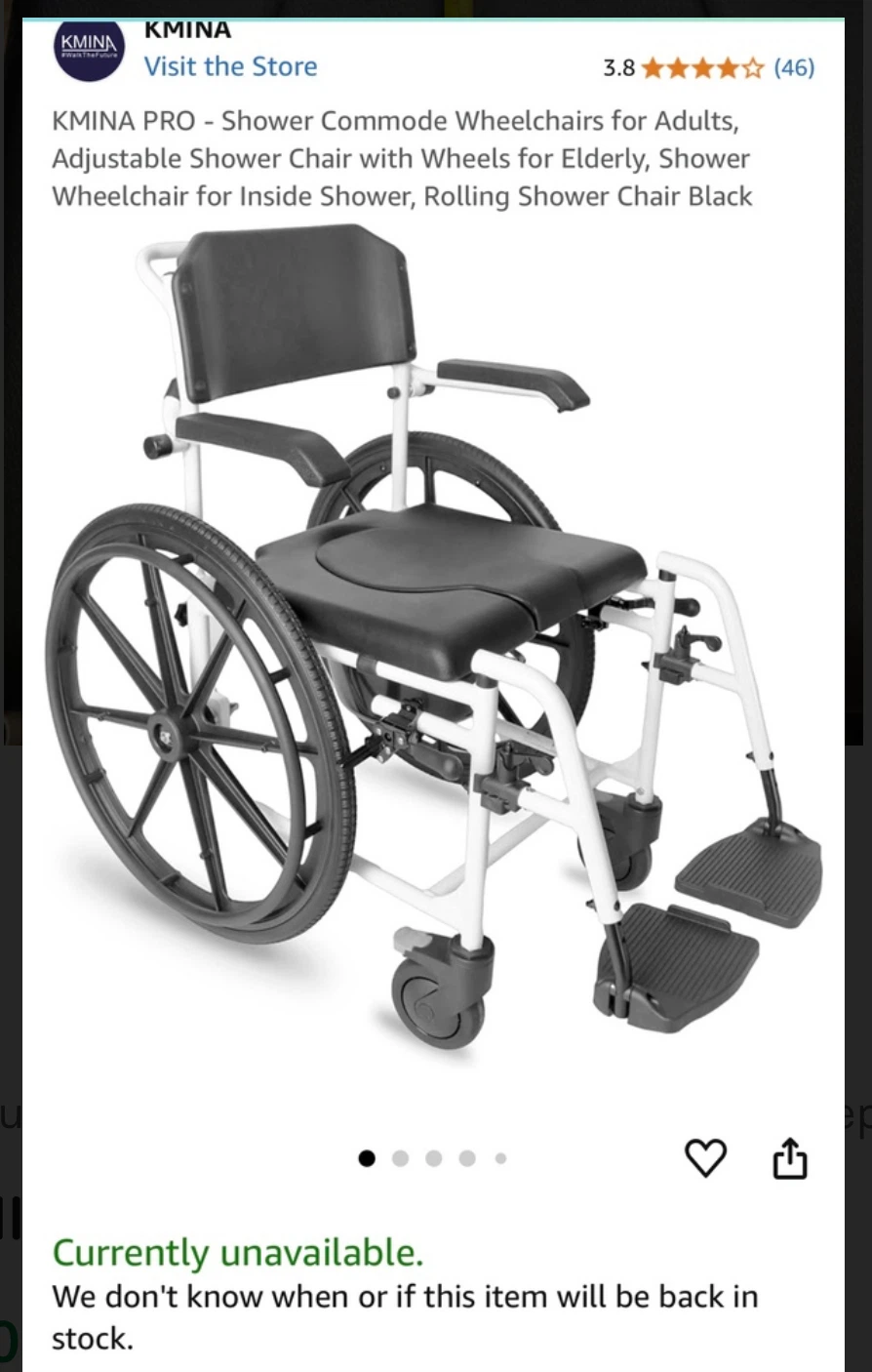 KMINA PRO Shower Commode Wheelchair - photo 2