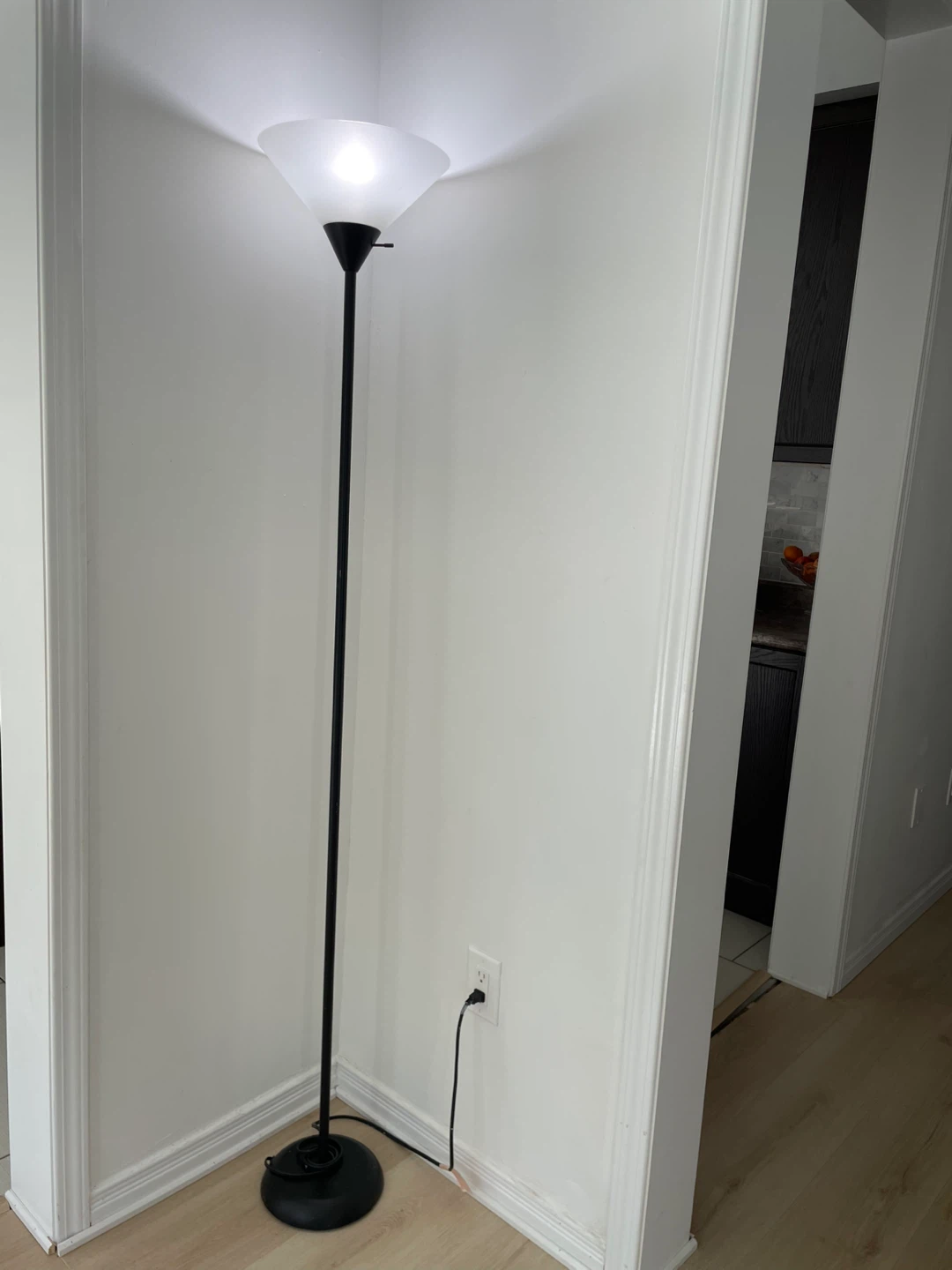 Black Floor Lamp – Great Condition