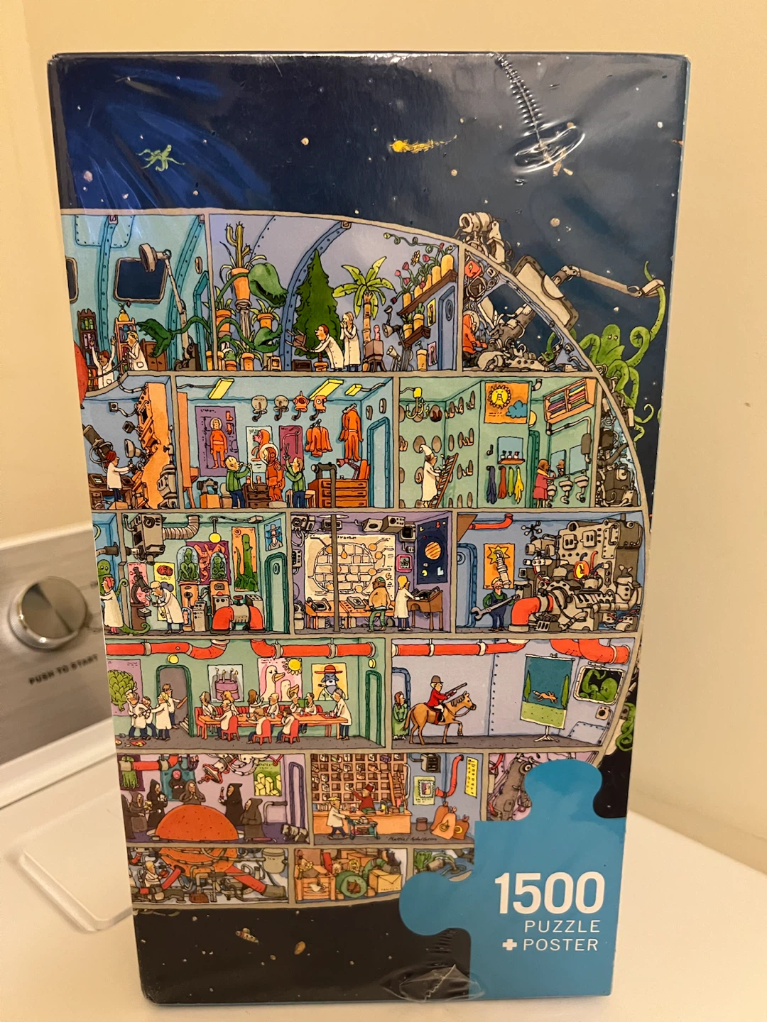 Heye Mattias Adolfsson Spaceship 1500 Piece Puzzle - photo 4