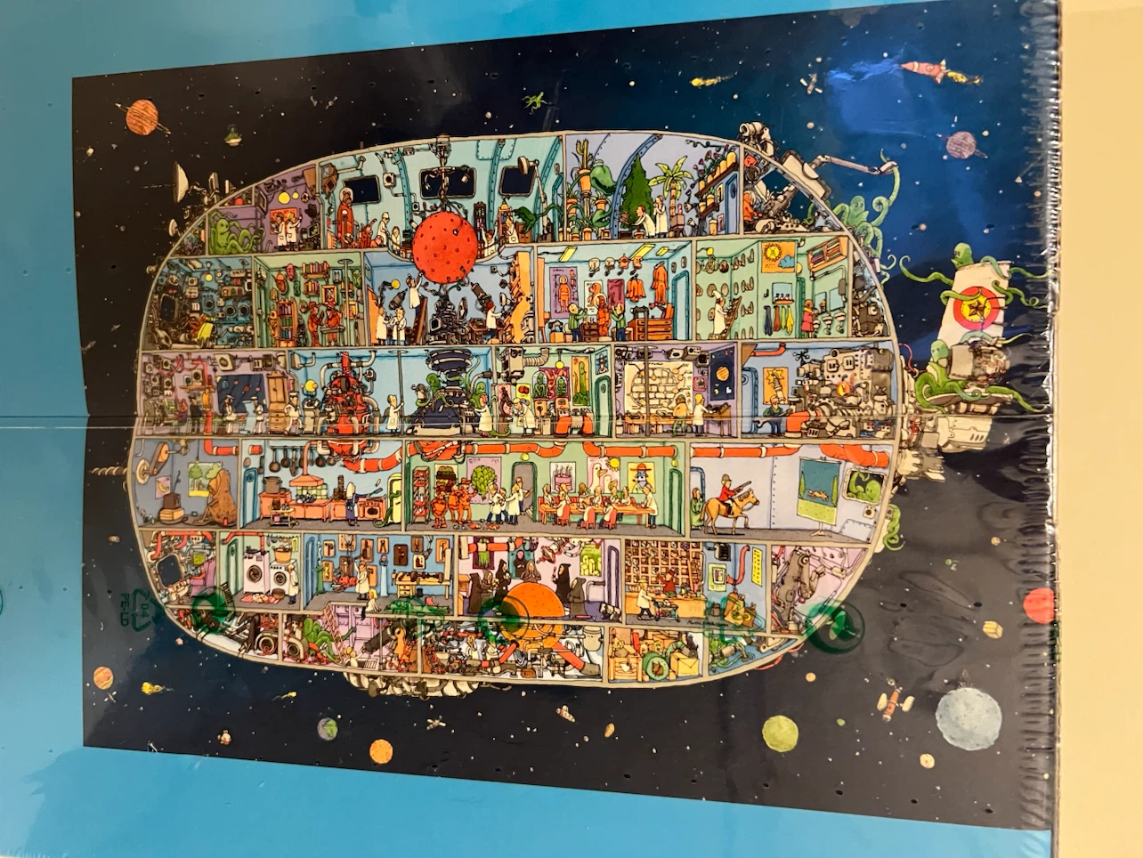 Heye Mattias Adolfsson Spaceship 1500 Piece Puzzle - photo 5