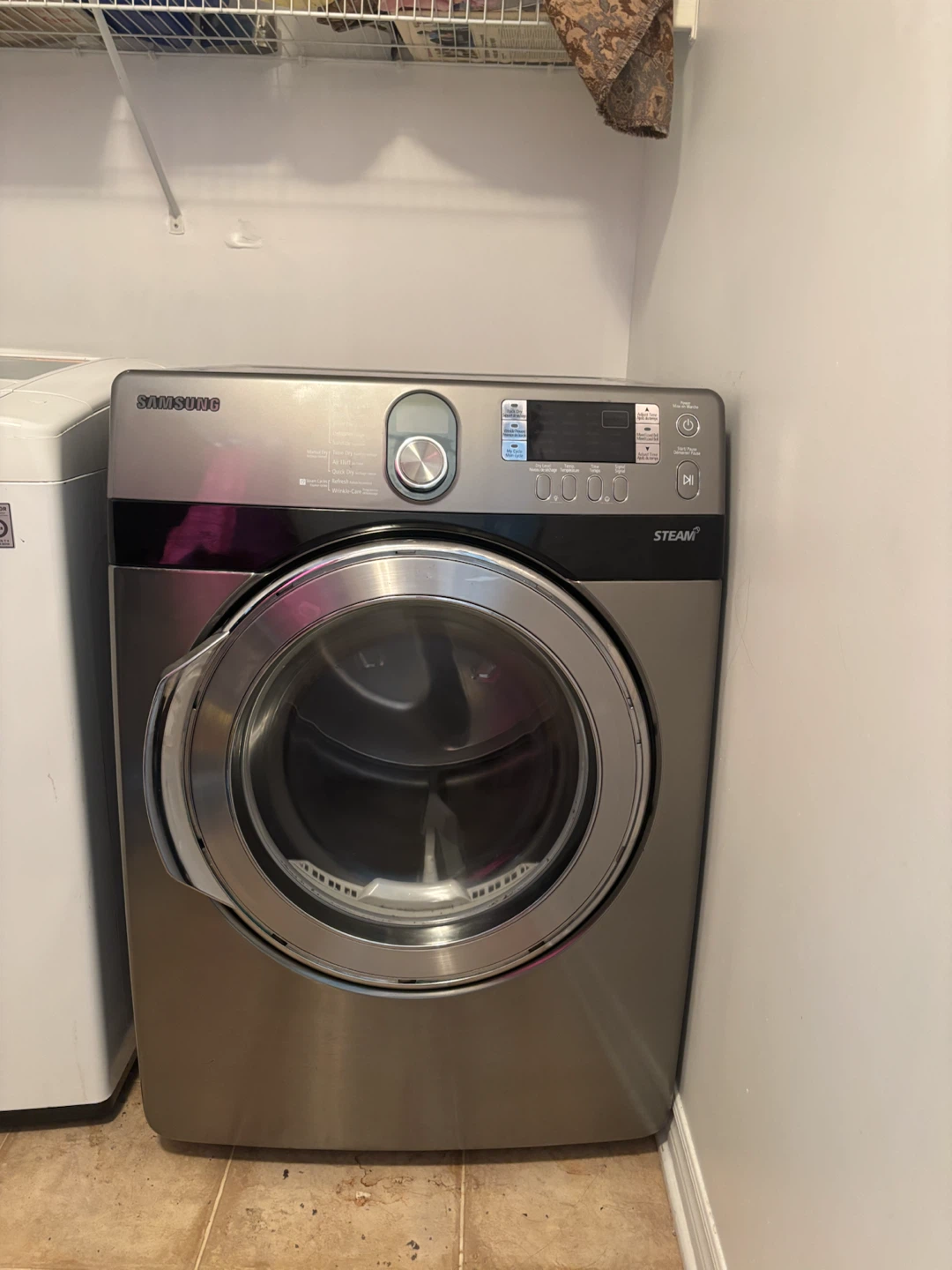 Samsung Steam Dryer and LG Top Load Washer Set - photo 2