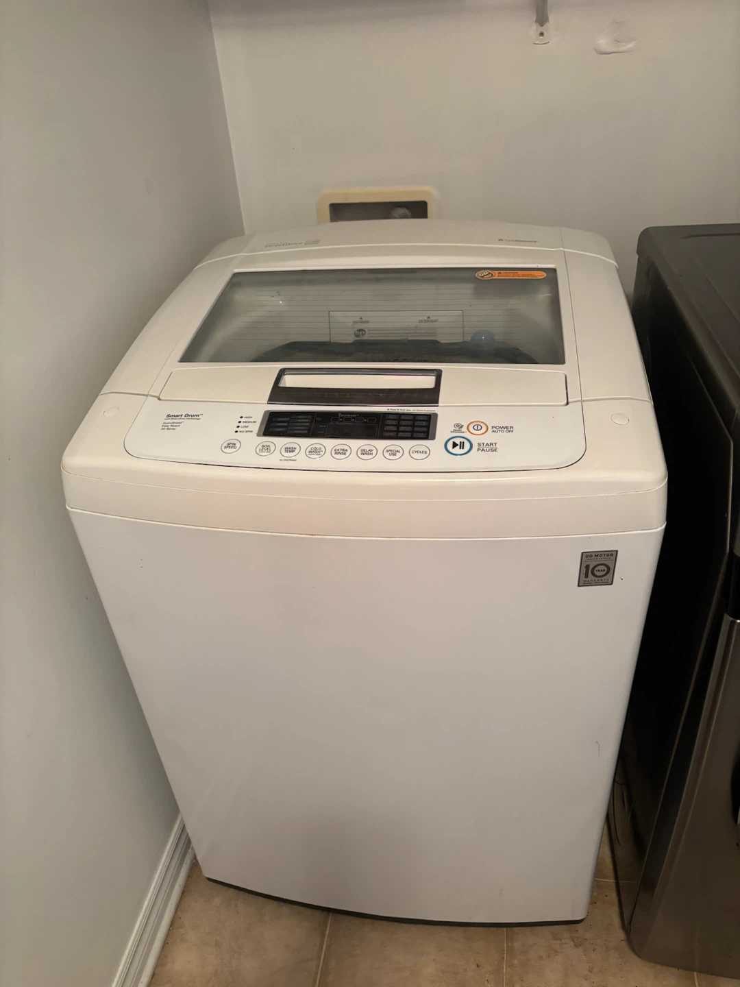 Samsung Steam Dryer and LG Top Load Washer Set - photo 3