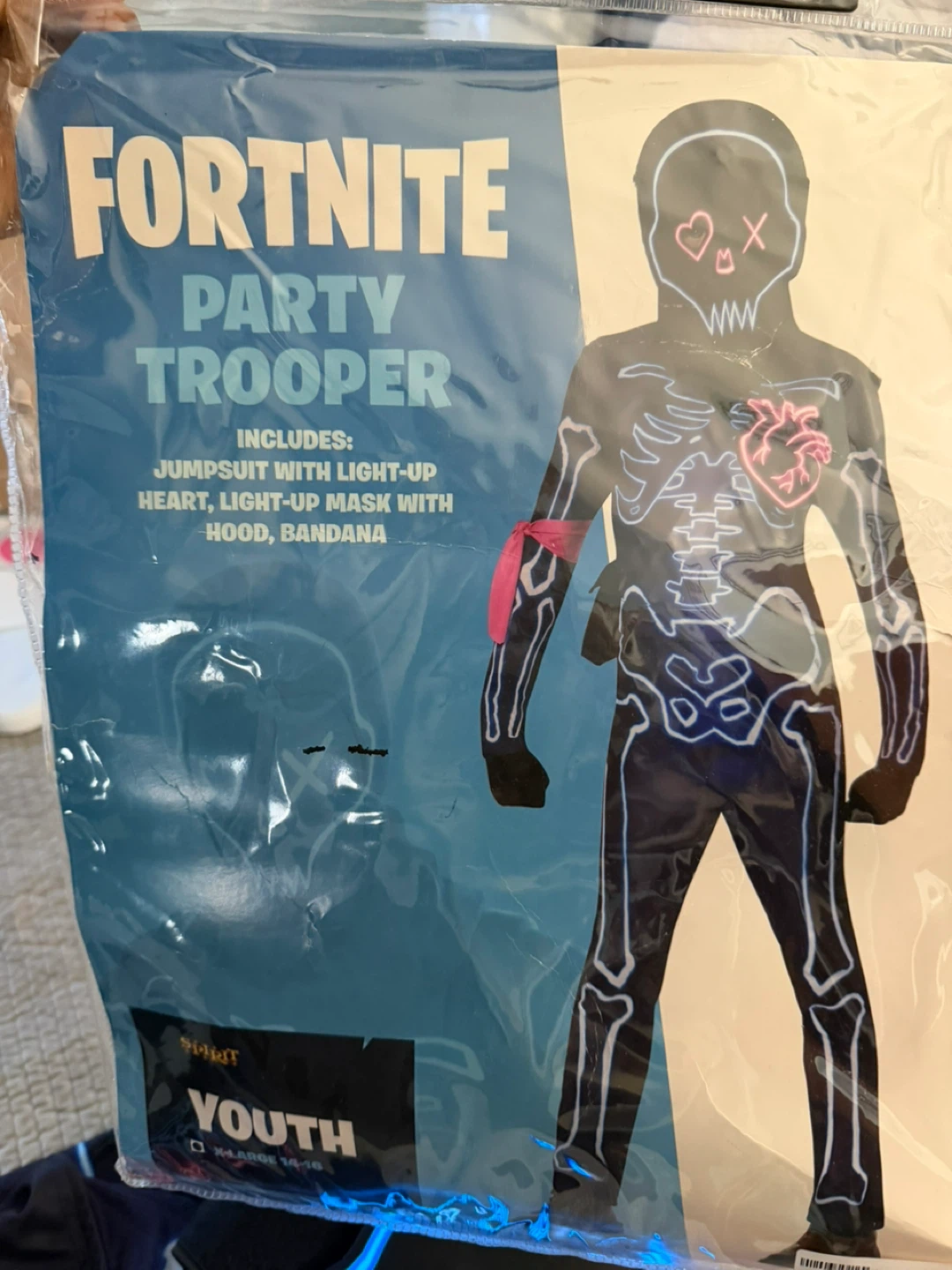 Fortnite Party Trooper Youth Costume XL