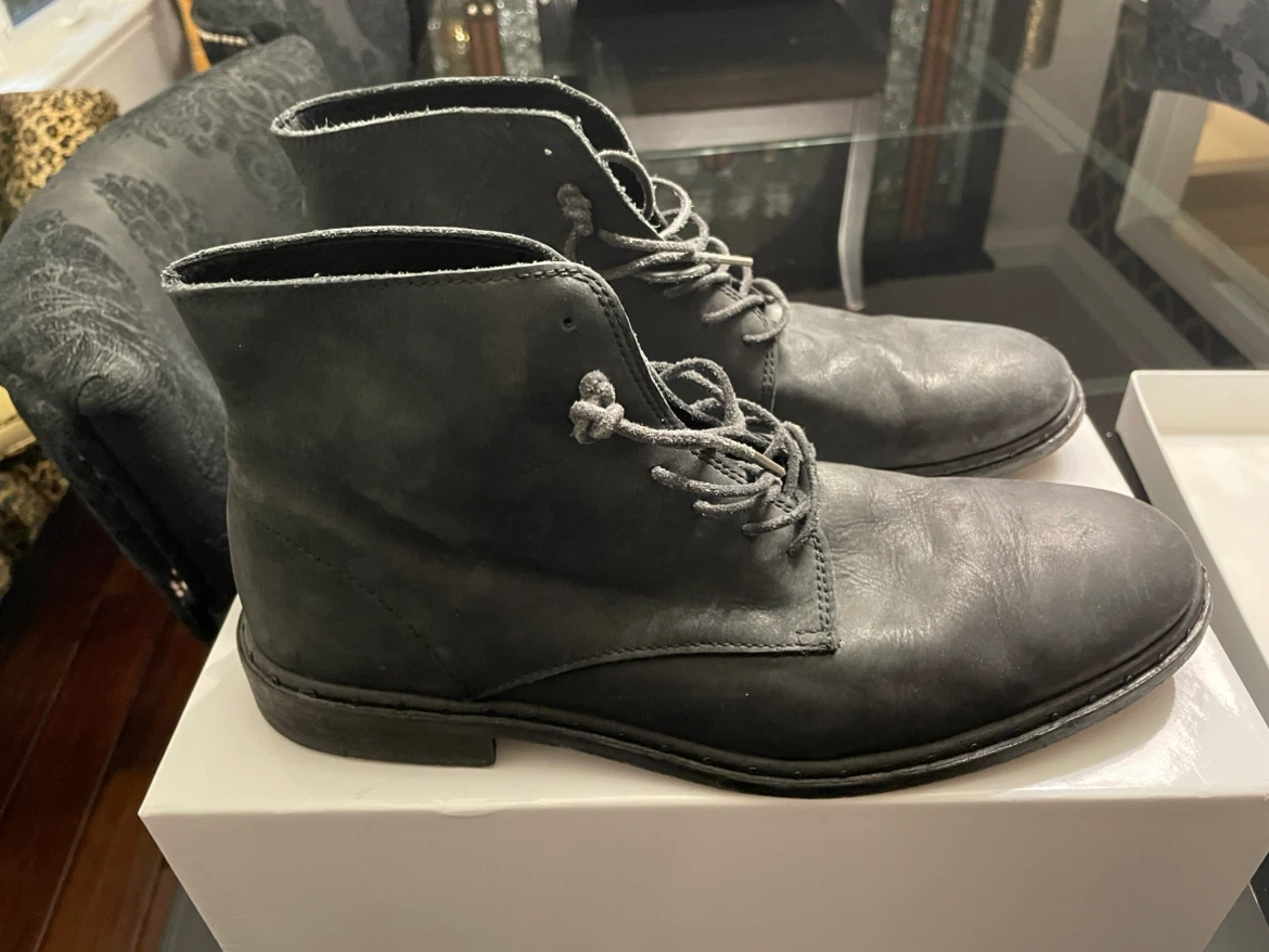 AllSaints black leather boots size 44 - photo 4