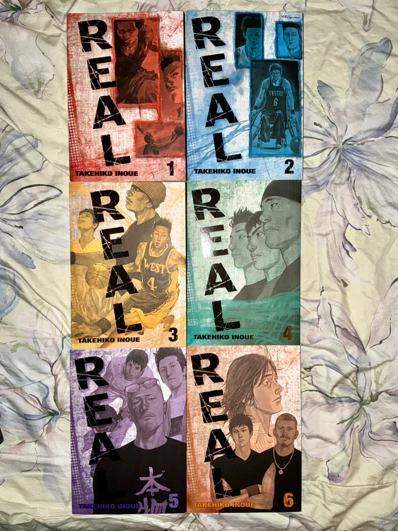 Real Manga Vol. 1-6 by Takehiko Inoue