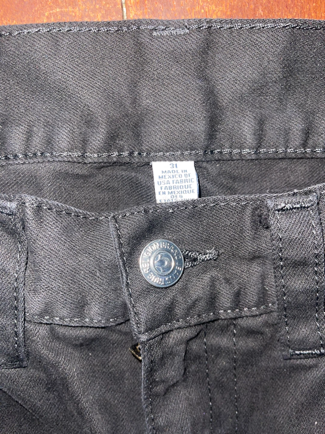 True Religion Skinny Jeans Size 31 Black - photo 5