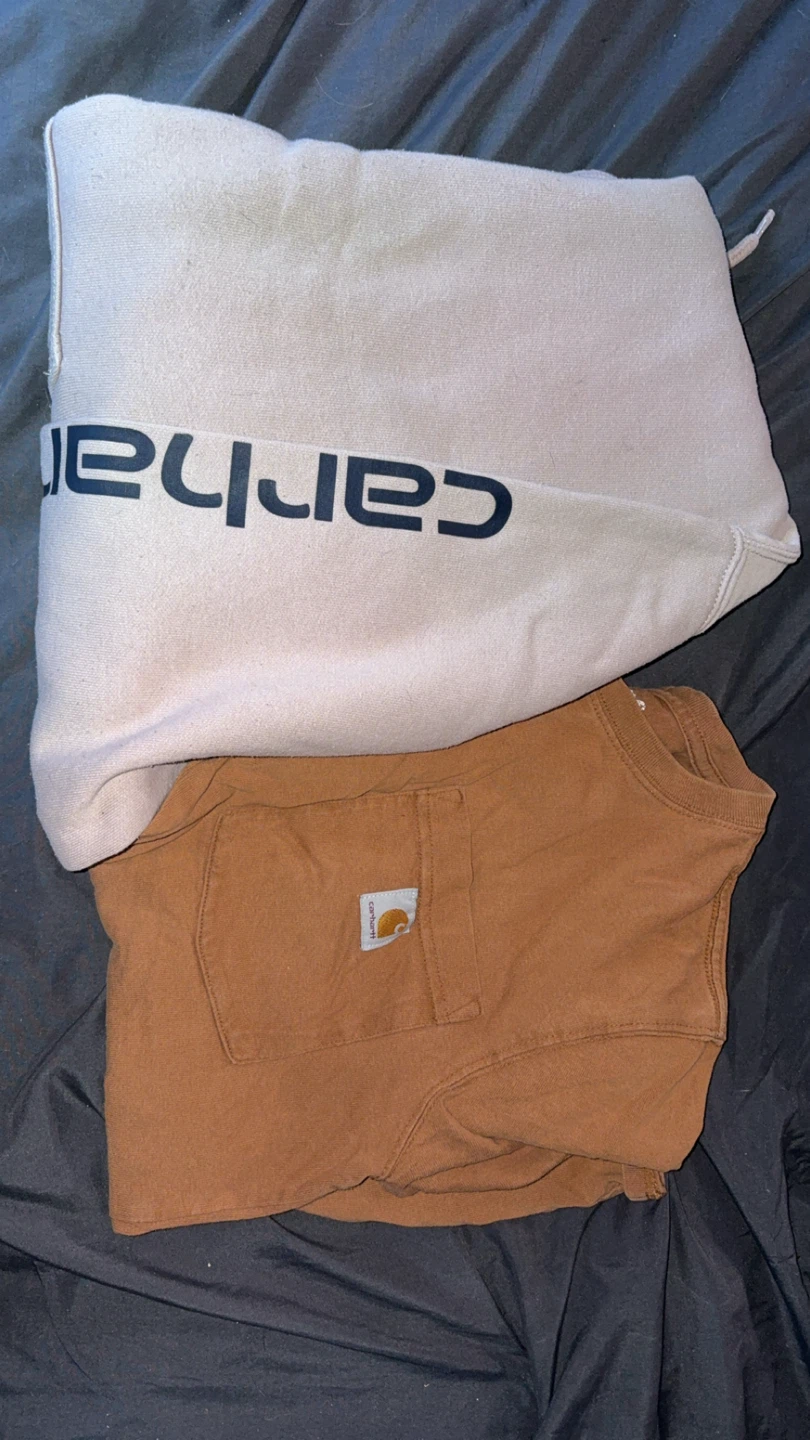 Carhartt Hoodie and Pocket T-Shirt Bundle
