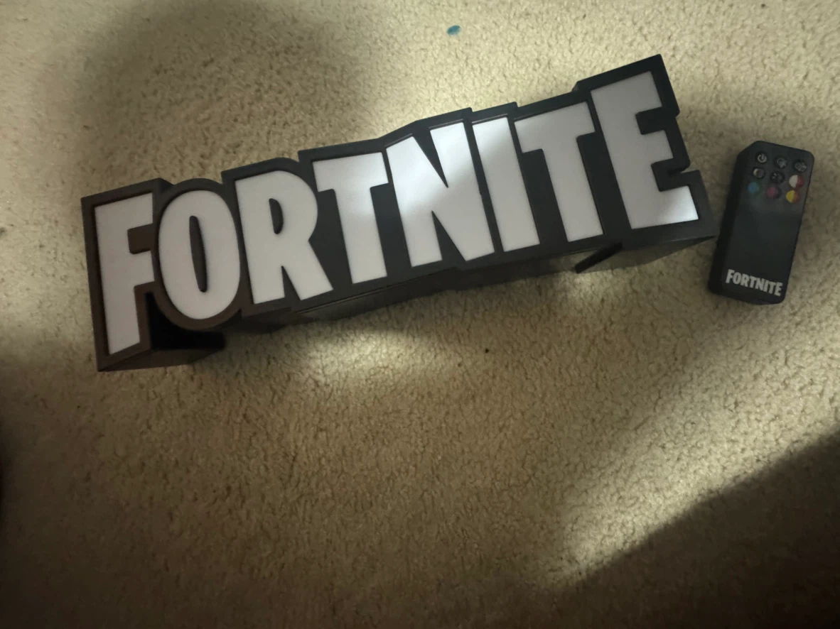 Fortnite LED Logo Light with Remote