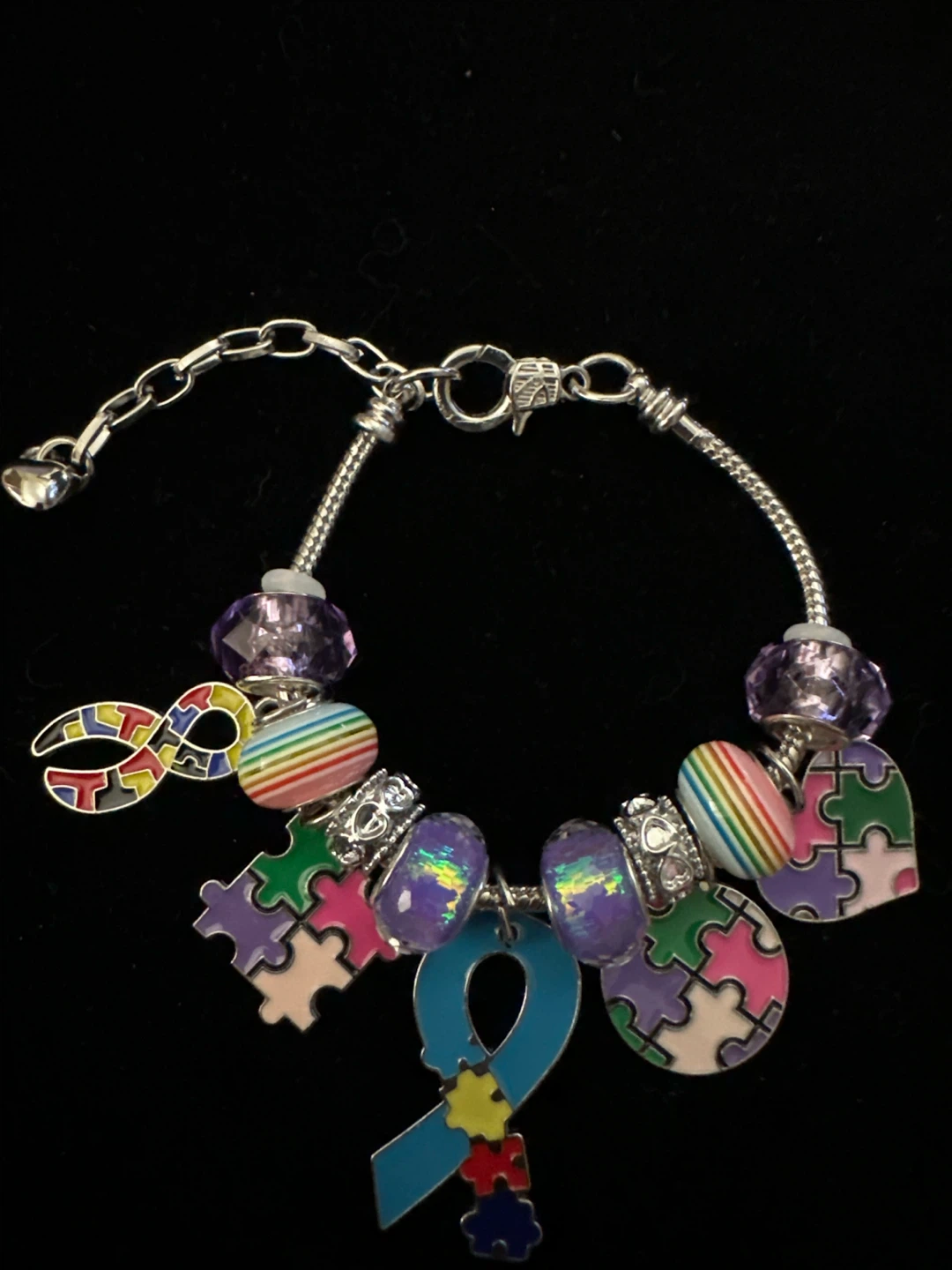 Autism Awareness Charm Bracelet