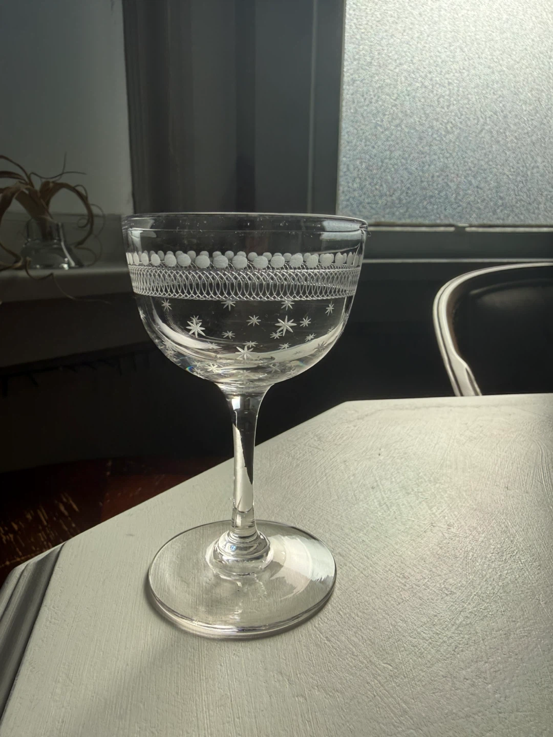 Small MCM cocktail coupe glass