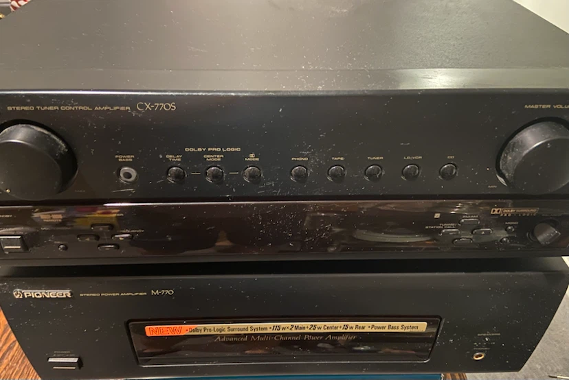 Pioneer Stereo Tuner Control Amplifier CX-770S and M-770 - photo 2