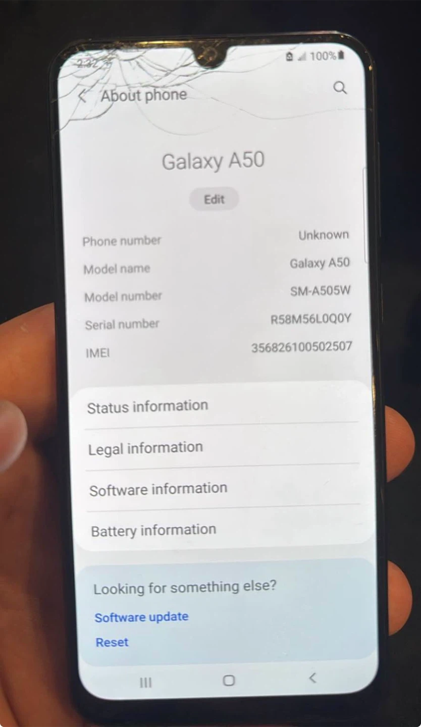 Samsung a50