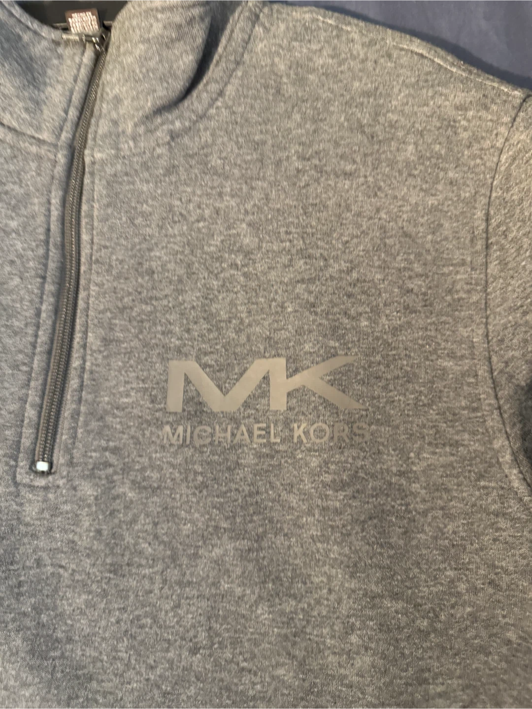 Michael Kors Quarter-Zip Sweatshirt. Sz L (fits like a M) - photo 3