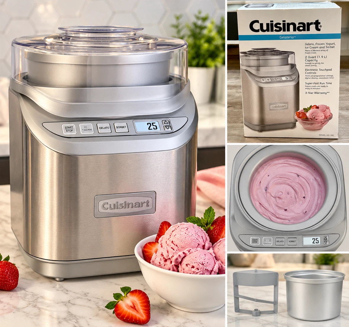 Cuisinart Gelateria ICE-70C Ice Cream Maker