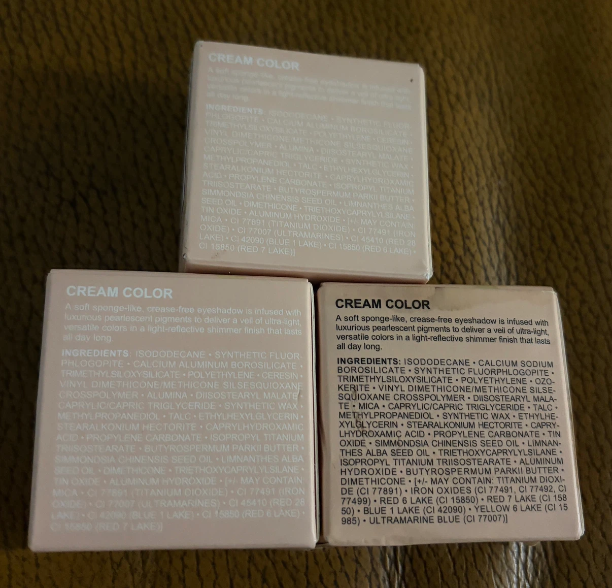 3 Oulac Cream Color Eyeshadows - photo 2