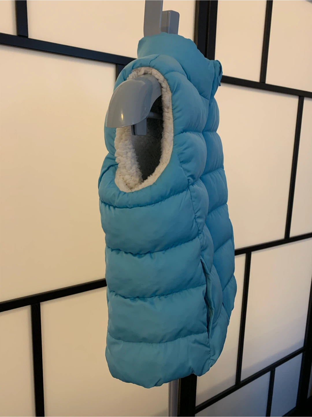 GAP Kids Puffer Vest with Sherpa Lining