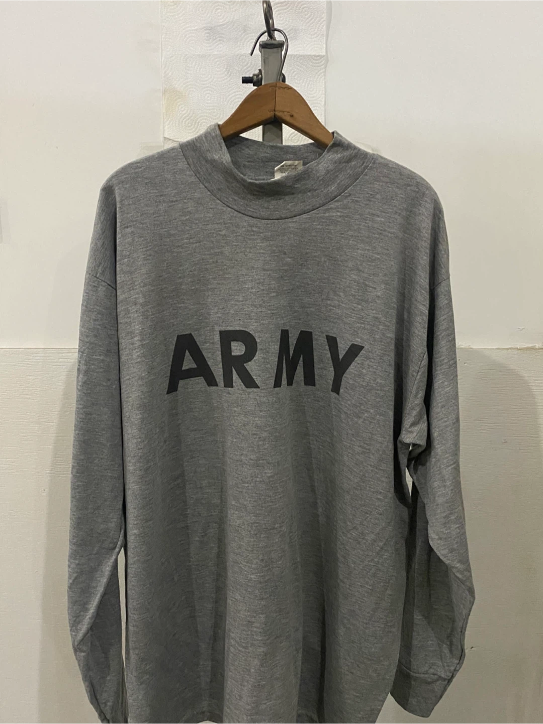 US Army Gray Long Sleeve Shirt