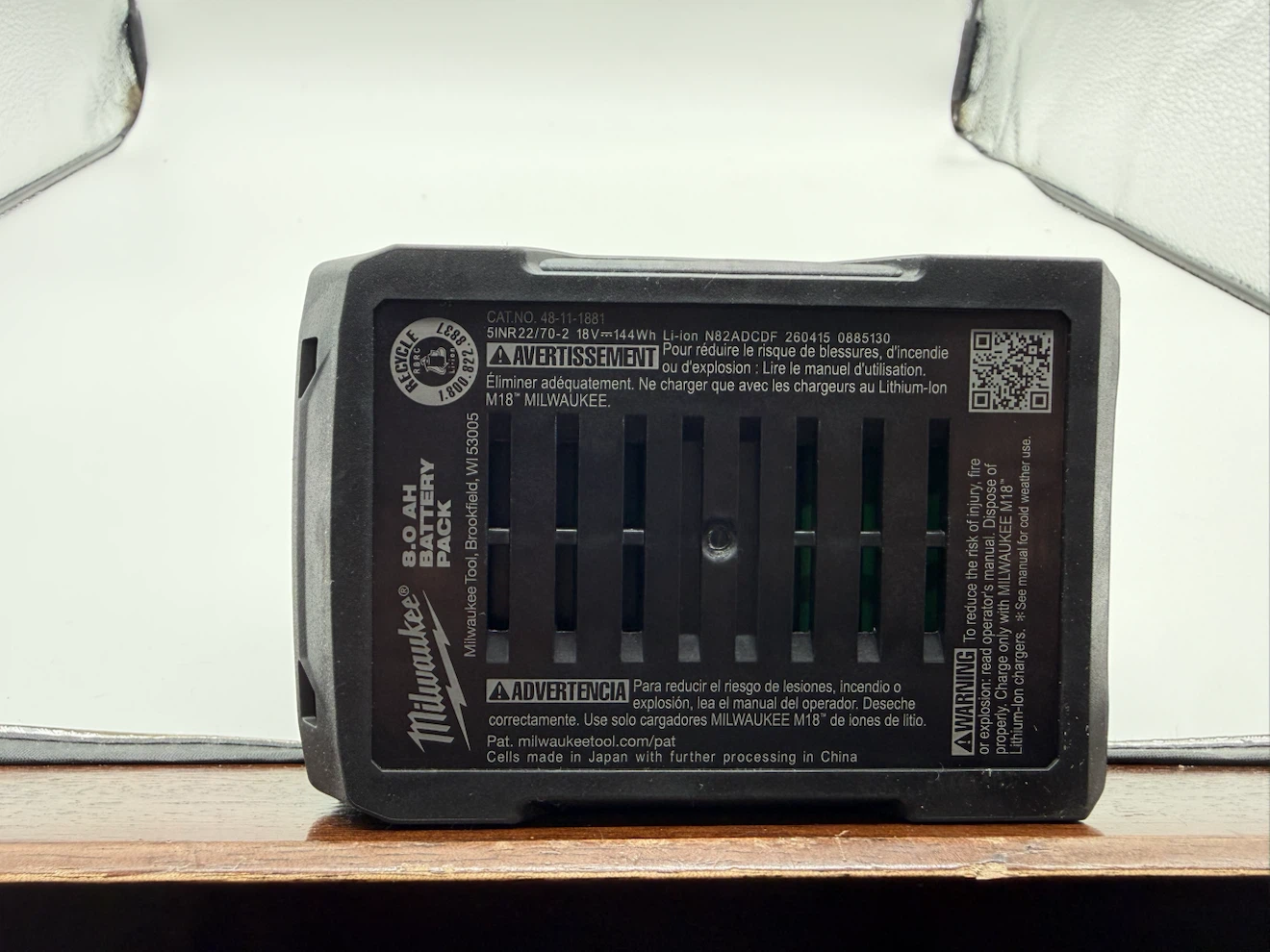 Milwaukee M18 (XC) 8.0Ah REDLITHIUM FORGE Battery - photo 4