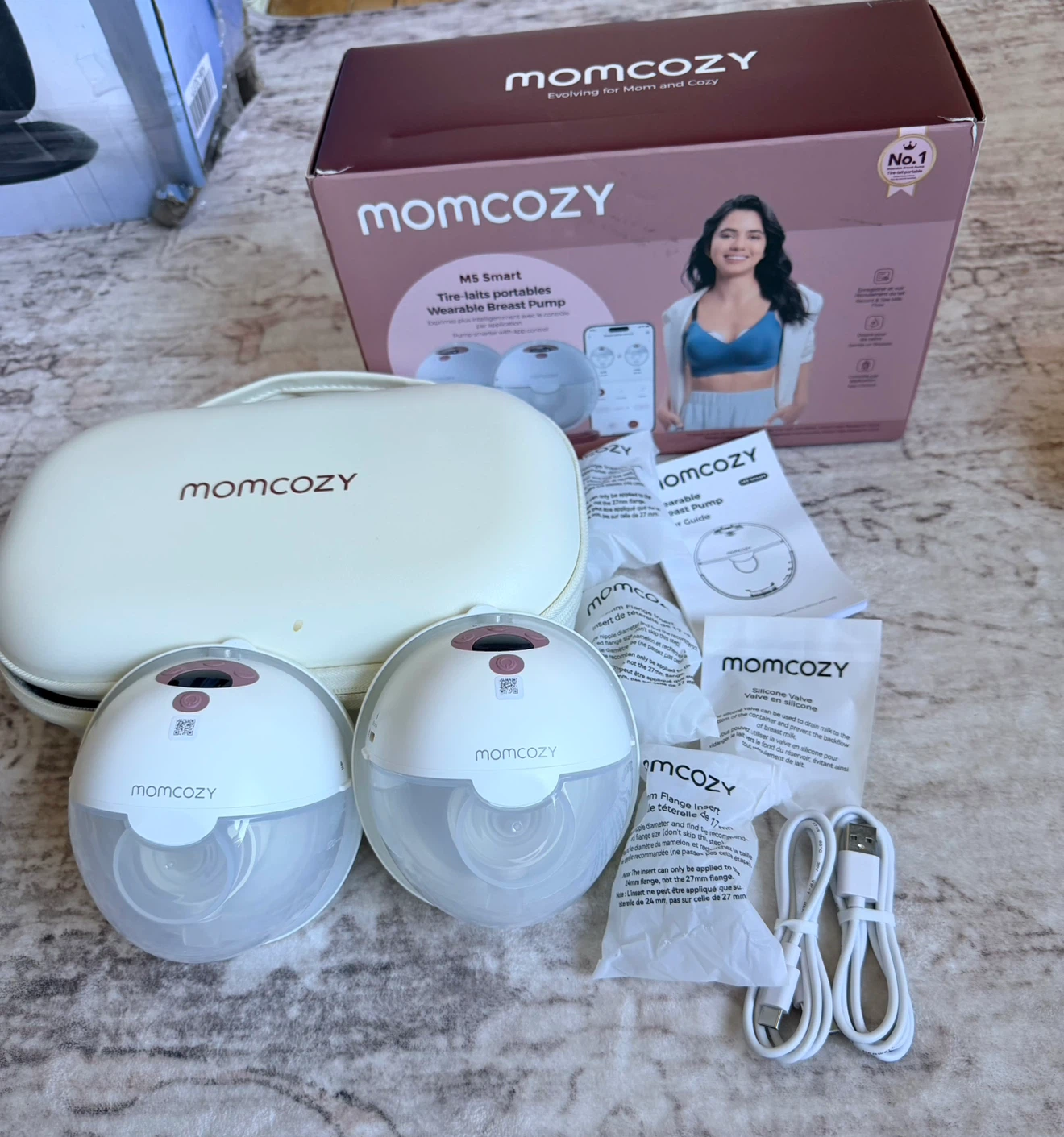 Momcozy M5 Smart Wearable Breast Pump