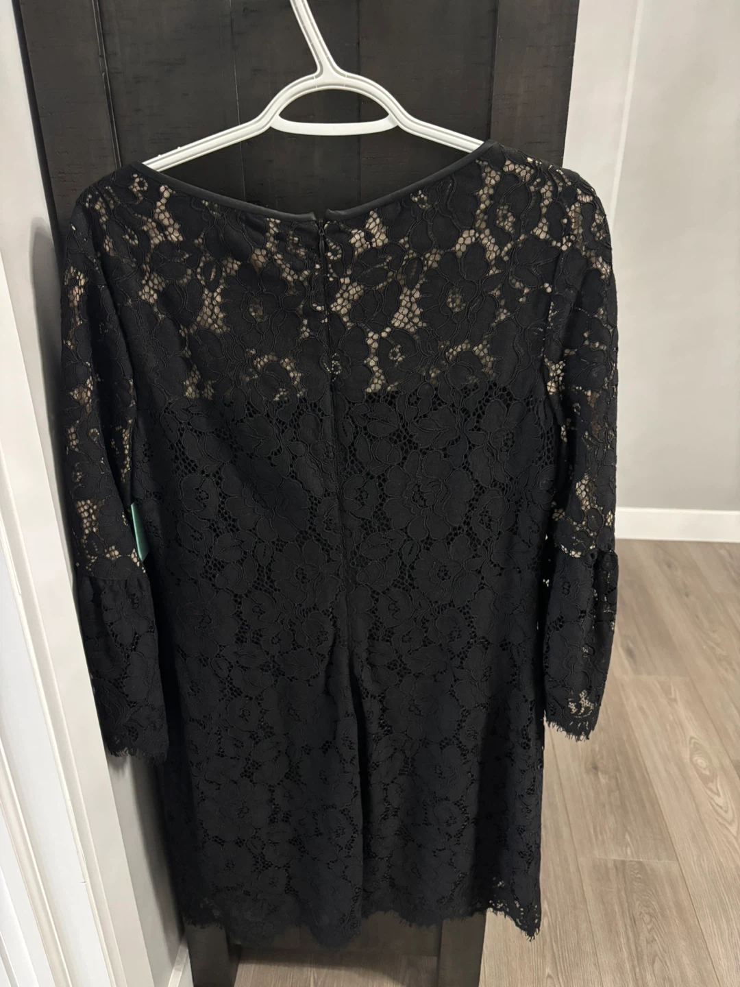 Black Lace Bell Sleeve Dress (Perfect for Christmas parties!) - photo 2