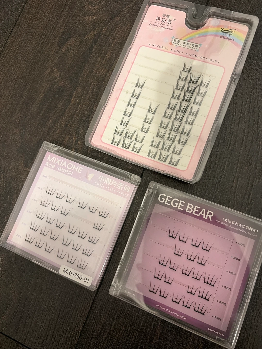 Set of 3 False Eyelash Packs