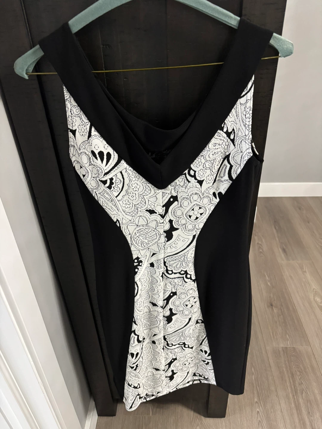 Joseph Ribkoff Black and White Cocktail Dress Size 6 - photo 2