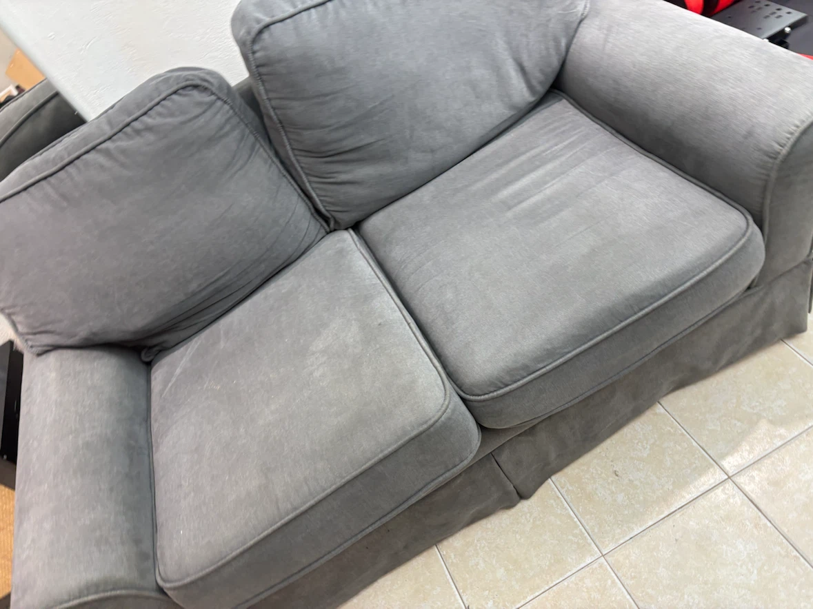 Gray Two-Seater Sofa - photo 2