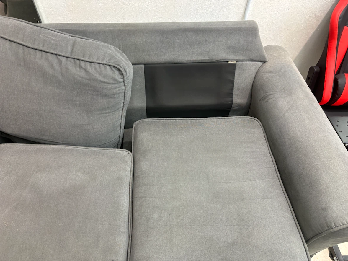 Gray Two-Seater Sofa - photo 4