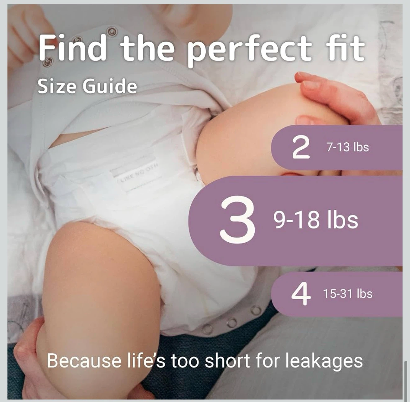 Bambo Nature Size 3 Diapers (174 Count) - photo 3